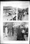 Old 1901 King Edward Scotland Alexandra Ballater Montgomery Bille Ire Victorian