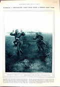 Old Print 1918 War Surrender French Char D'Assaut German Siers Gotha Bom 20th