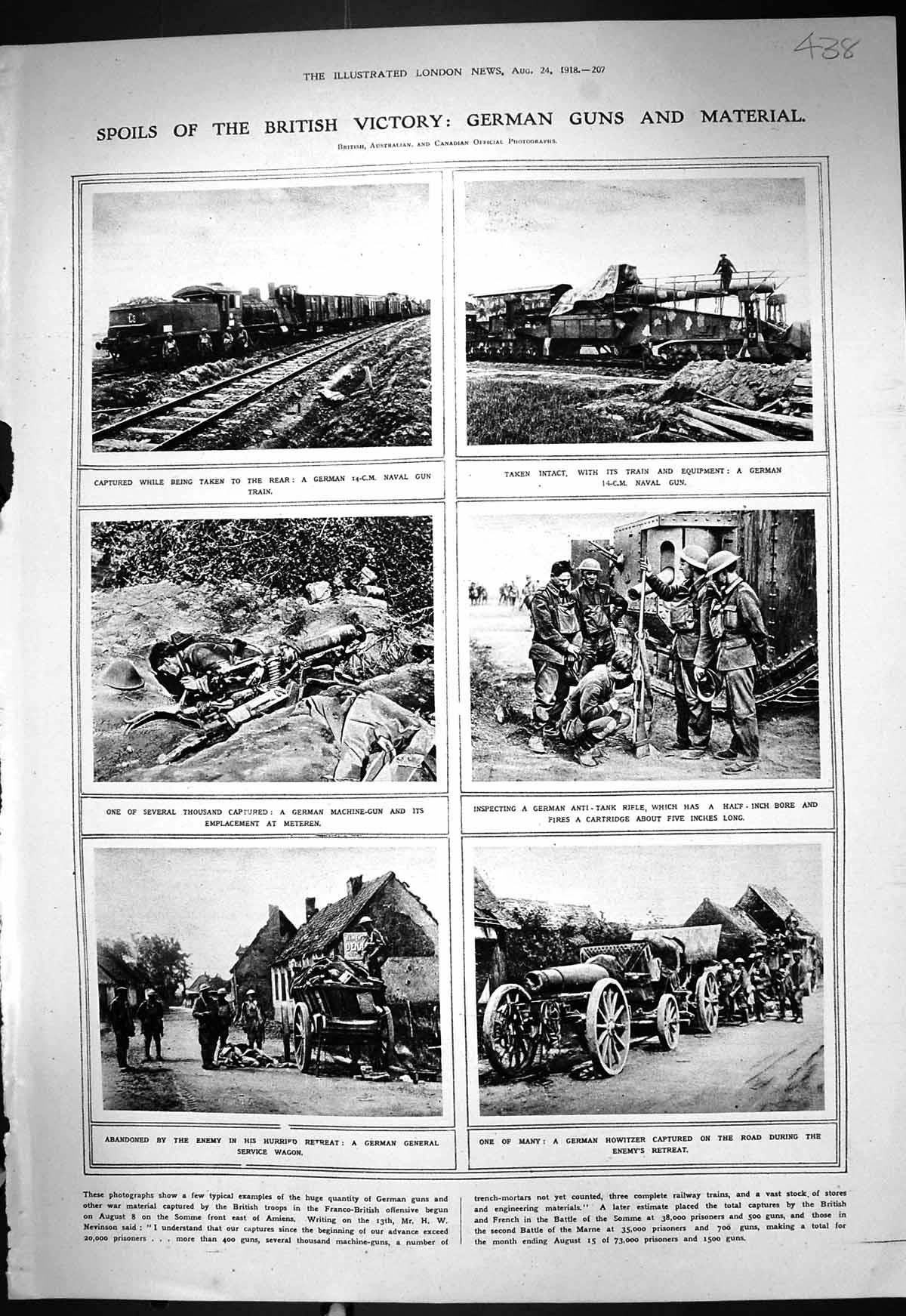 Old 1918 German Guns War Howitzer Mascot Owl British Pilot Cemetery A 20th