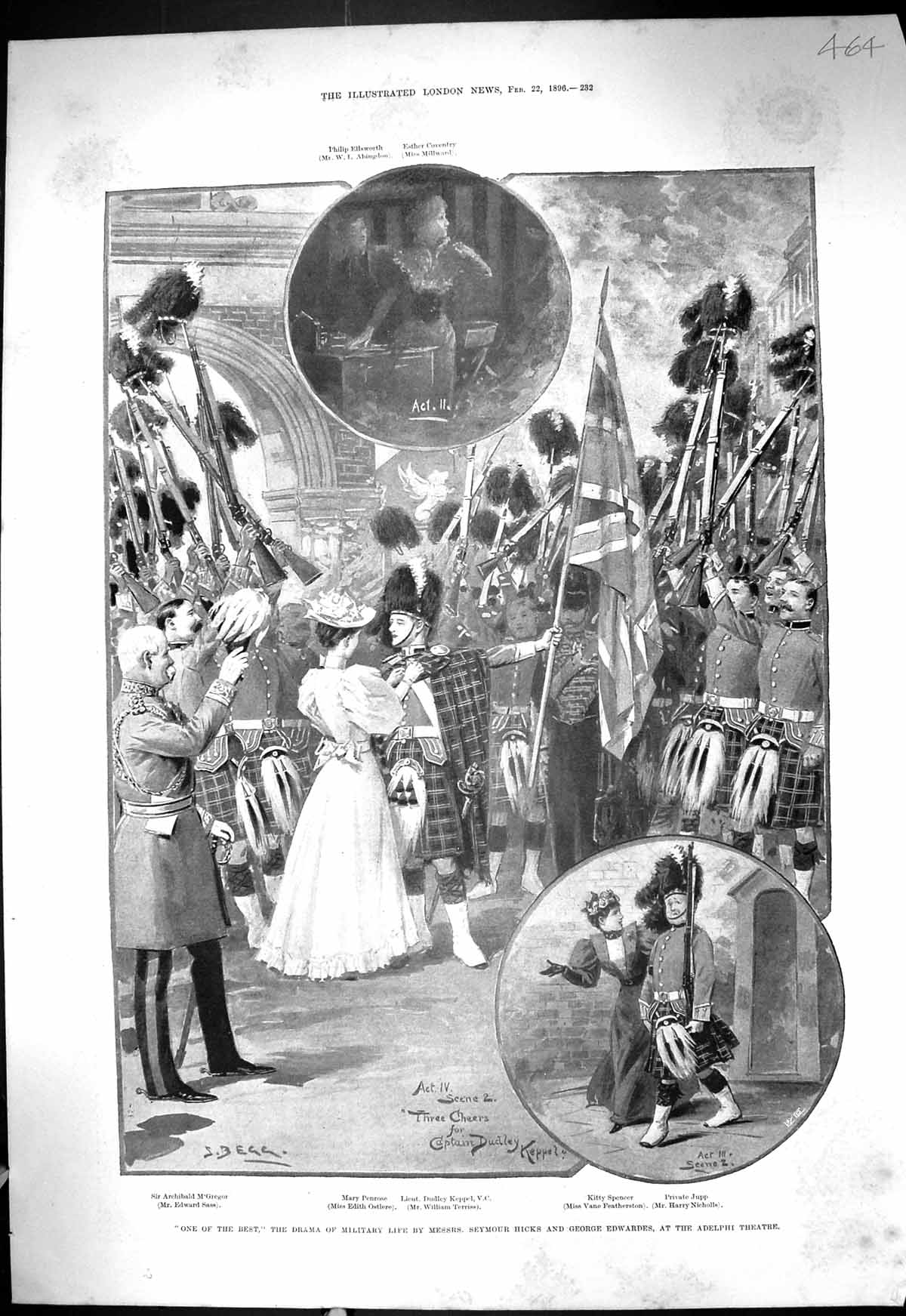 Old 1896 Theatre Hicks Edwardes Sass Ostlere Terriss Pretoria Jail Jo Victorian