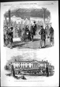 Old 1861 Queen Ireland Kingstown Lodge Phoenix Park Dublin Wellington Victorian