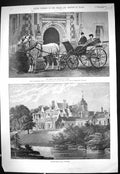 Old 1888 Silver Wedding Prince Wales Sandringham Hall Norfolk Guildha Victorian