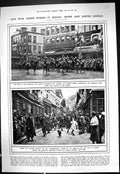 Old Print 1918 Canada Siers General Arthur Currie Armistice American Cam 20th