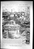 Old 1909 Art Exhibition Venice Ships Queen Holland Wilhelmina King Wi 20th