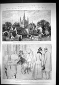 Old 1901 Death Queen Victoria Whippingham Church Osborne Christmas Ar Victorian