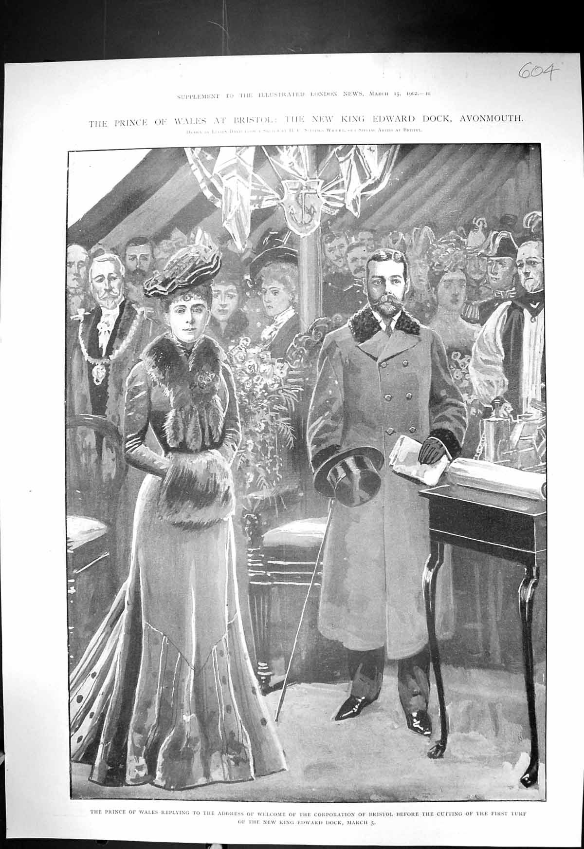 Old 1902 Prince Wales Bristol King Edward Dock Avonmouth Port Royal S 20th