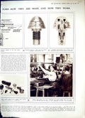 Old 1916 Shell Fuses French Women Munition Workers Navy Ship America 20th