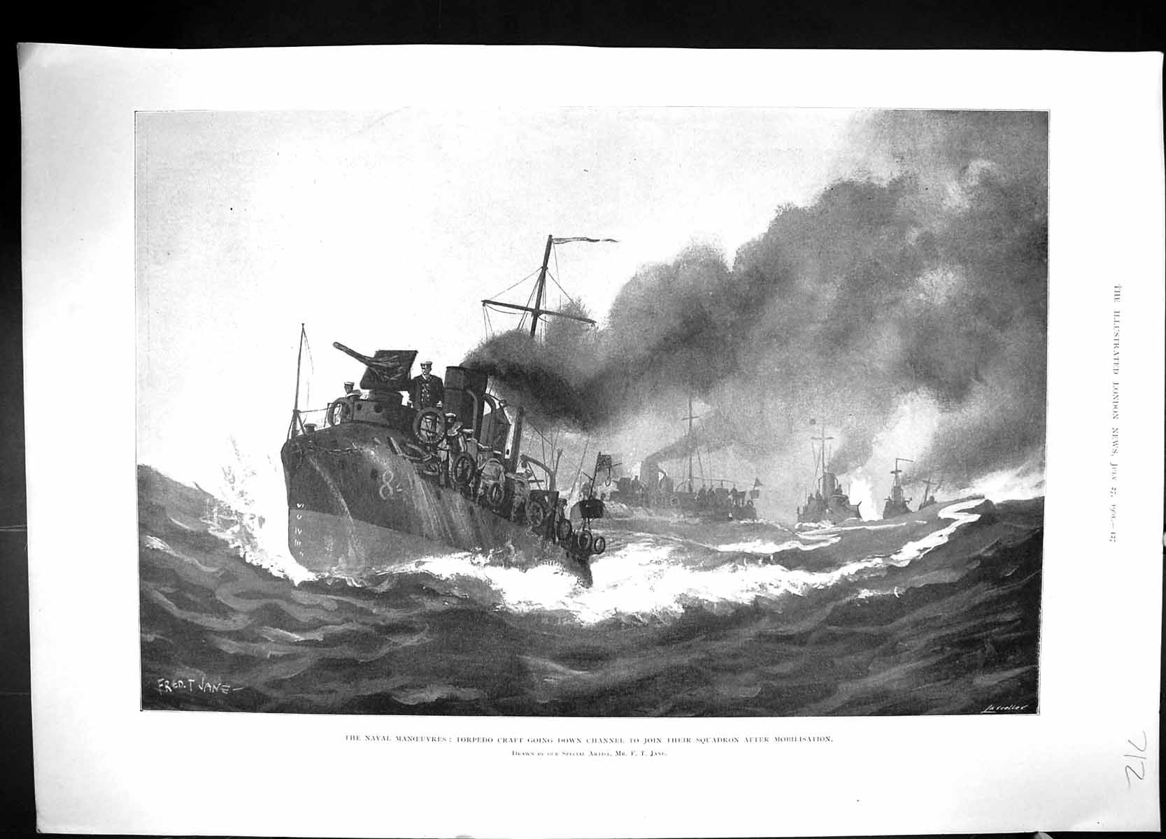 Old 1901 Navy Torpedo Ship English Channel Mullah Somaliland Prisoner 20th