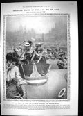 Old 1909 Side-Show Witching Waves Cars Turkish Fleet Ships Messudiyeh 20th