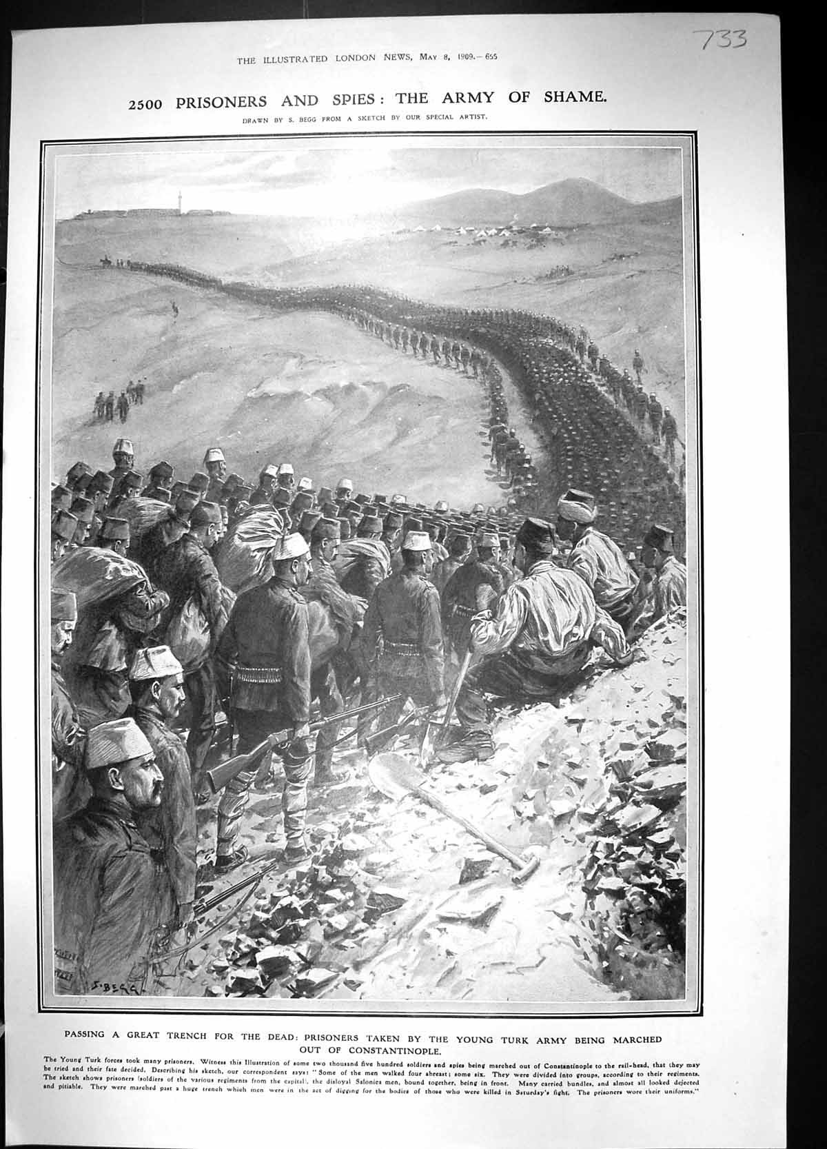 Old 1909 Prisoners Spies Turkey Siers Constantinople Shevket Pasha 20th
