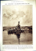 Old 1916 British Dummy War Ship H.M.S. Simulation Mudros House-Fly Sc 20th