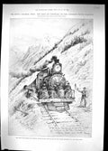 Old 1901 Duke Cornwall Canadian Pacific Railway Train Collins MathewVictorian