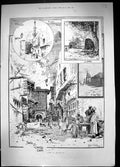 Old 1892 Egypt Pyramid Cheops Haret-El-Sadat Sharia-El-Gamalia StoryVictorian