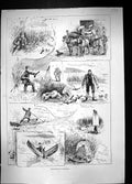 Old 1889 Duck Shooting Manitoba Sport Burmah Archbishop Carriage Pouk 19th