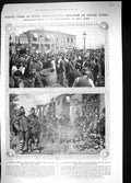 Old 1909 Turks Executioners Constantinoples Gallows Galata Sandansky 20th