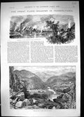 Old 1889 Floods Pennsylvania Johnstown Conemaugh Valley Bolivar PackVictorian