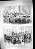 Old 1889 Salle Glaces Versailles Festival French Revolution Carnot Pa 19th