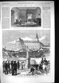 Old 1866 Castle Nikolsburg Germany Moravia Prussian Army Map Lake Gar 19th