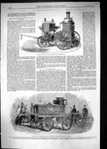 Old 1862 Merryweather Steam Fire-Engine Lambeth Hallett Nursery Wheat 19th