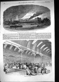 Old 1854 Fire Cubitt Building Works Thames Billingsgate Market Plan B 19th