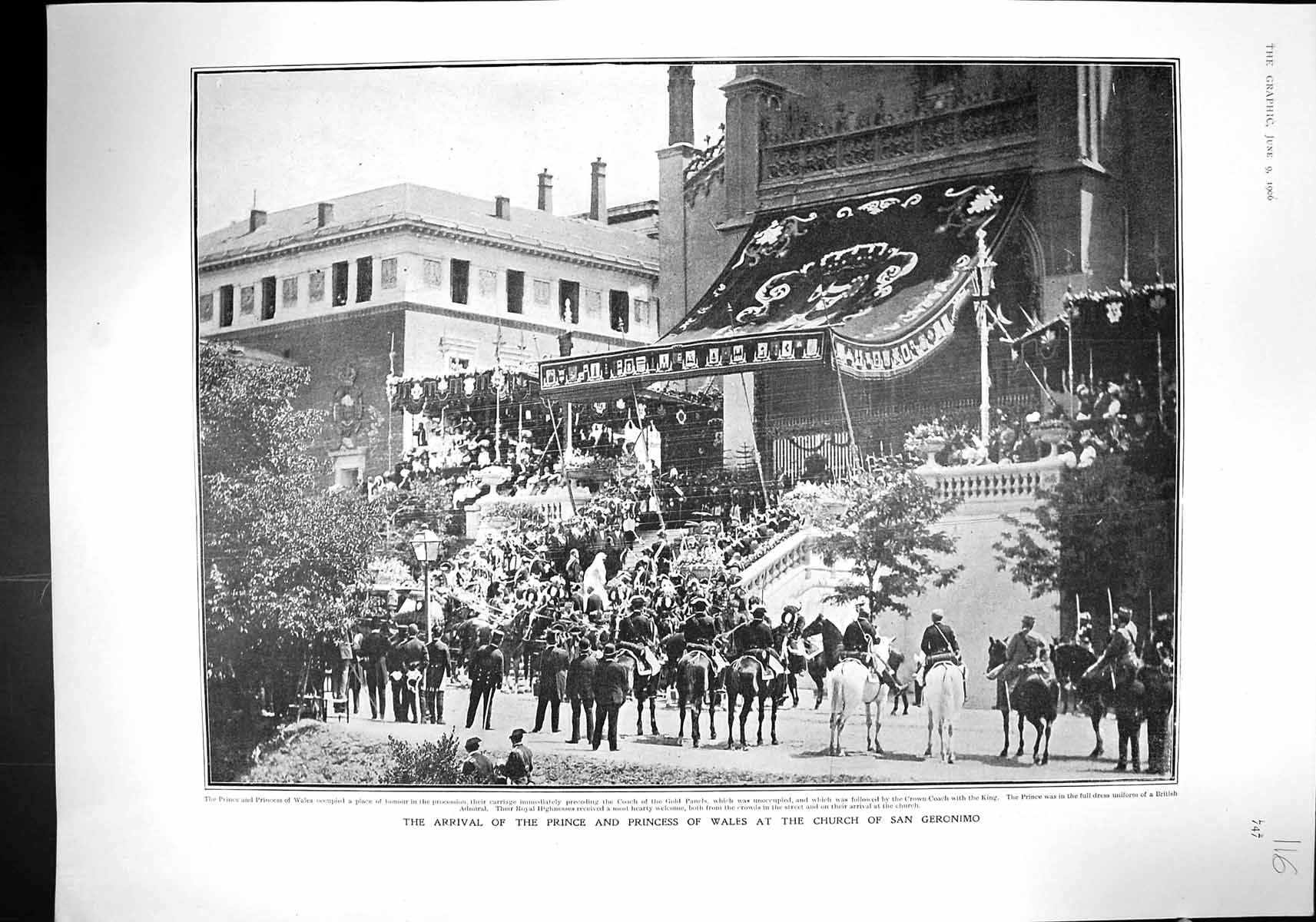 Old 1906 Prince Wales Church San Geronimo Bomb Outrage Princess Ena S 20th