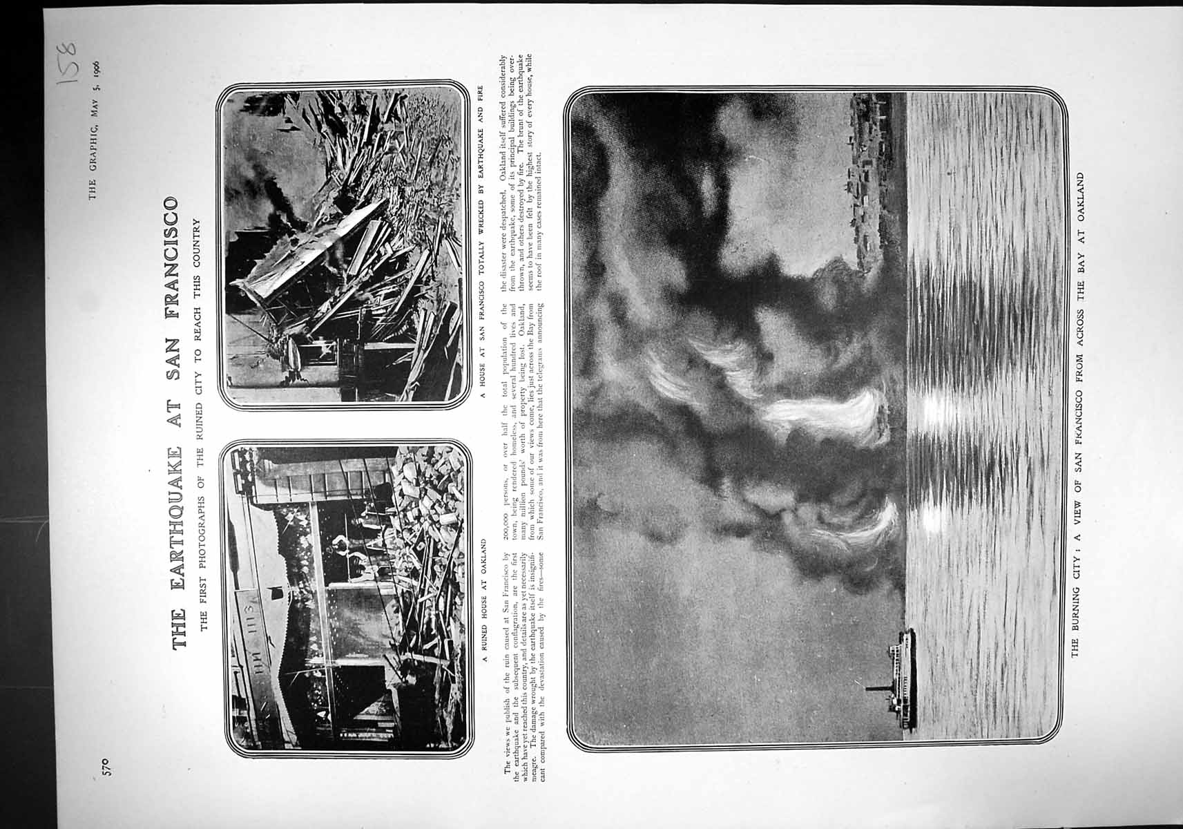 Old 1906 Earthquake San Francisco Oakland Dublin Punchestown Races Ki 20th
