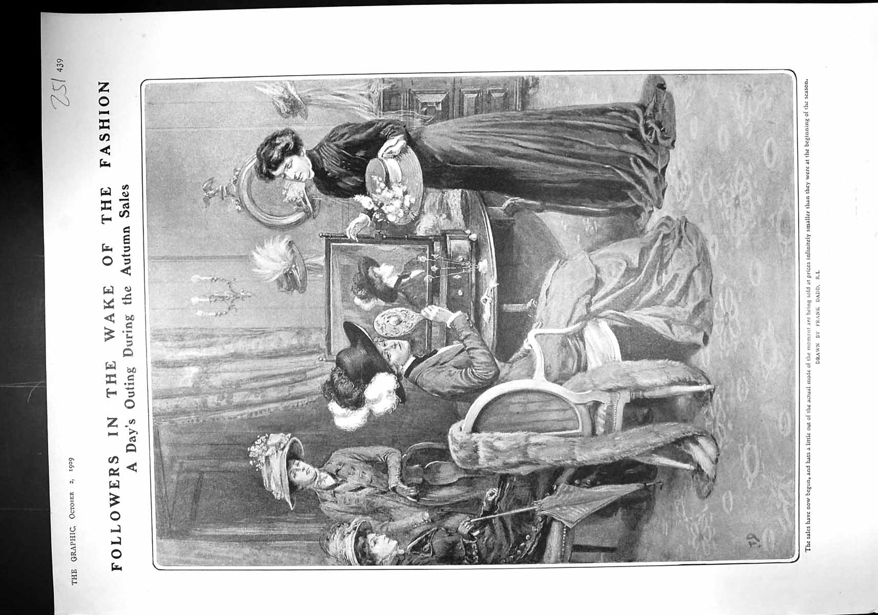 Old 1909 Ladies Fashion Autumn Sales Formamint Germ Killing Throat Ta 20th