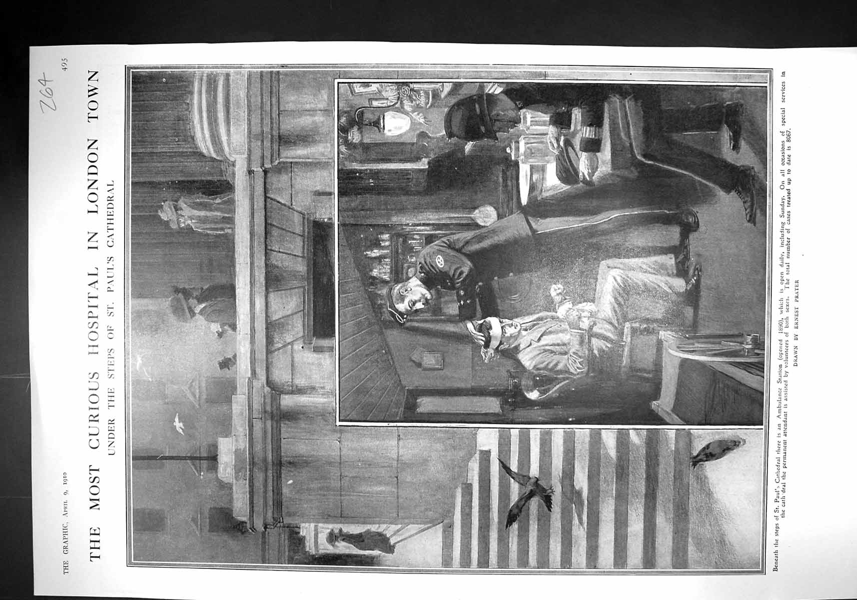 Old 1910 St. Paul'S Cathedral Ambulance Station Henrietta Vane Ronald 20th