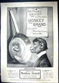 Old Advertisement 1900 Brooke'S Monkey Brand Soap Hotel Russell Londo 20th