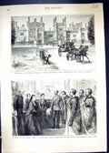 Old 1880 Prince Wales Truro Tregothnan Castle Earl Falmouth Uganda Ch Victorian