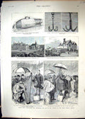 Old 1886 Welsh Bards Eisteddfod Deaf College Washington Falmouth Arch Victorian