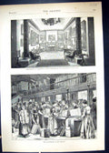 Old 1871 Ship H.M.S. Urgent Bay Biscay Insurgent Guards Buttes Montma Victorian