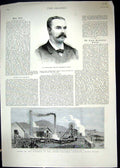 Old 1894 Casimir-Perier President France Albion Colliery Wales Lady W 19th