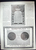 Old 1902 Indian Christian Coronation Address King Elkington Hotel Lla 20th
