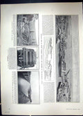 Old 1905 Dover Harbour Manchester Canal Fire Grosny Zoo Birds Allen C 20th