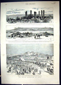 Old 1881 French Siers War Tunis Tonga Fort Filka Rebta Hassan CoopVictorian