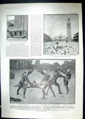 Old 1902 Duel Captain Hutton Matthews Whittow Cooke Campanile Venice 20th