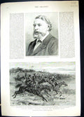 Old 1894 Joseph Joachim Captain Wilson Shanghai River Bomb Paris CafÇ 19th