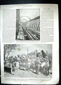 Old 1900 Bridge Orange River Modder Camp War Siers Body John RuskiVictorian
