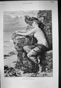 Old 1893 Ariadne Naked Lady Beach Sea Cambridge Oxford Legge Waller P Victorian