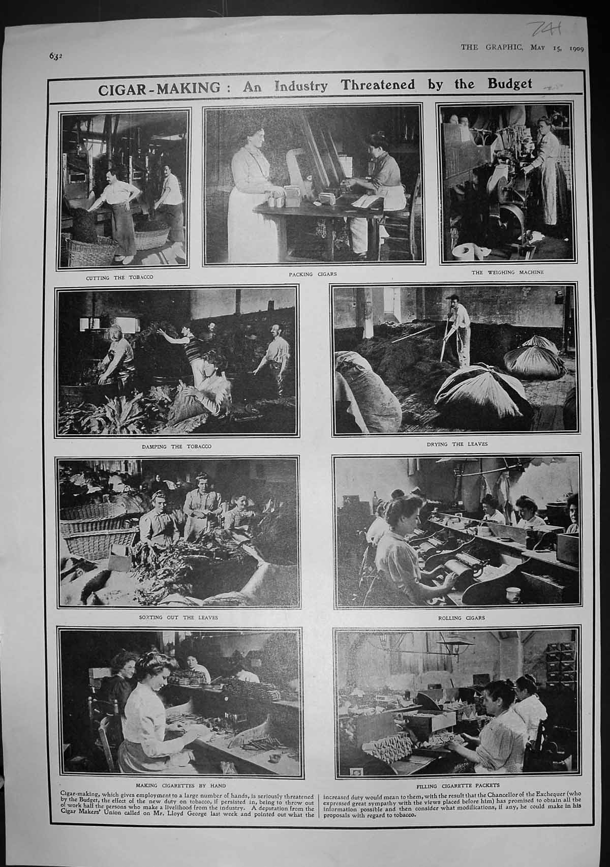 Old 1909 Cigar Making Industry Cigarettes Packets King Alfonso Brabaz 20th