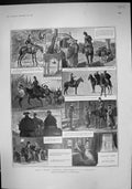 Old 1905 Phoebe Hunting Gibraltar Tashi Lama Tibet India General Saus 20th