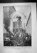 Old 1906 Religious Riots Paris Church Gros-Caillou Camel Caravan Camp 20th