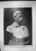 Old 1910 Bust Rear-Admiral Peary Discoverer North Pole Moulton Greenu 20th