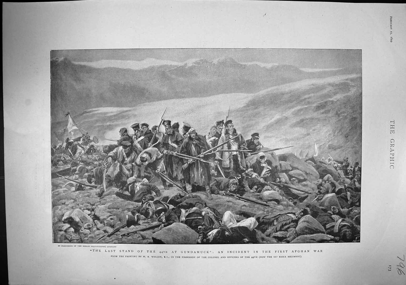 Old Print 1899 Gundamuck Afghan War Siers Prince Saxe-Coburg-Gotha Alfre 19th