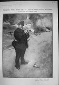 Old Print 1910 Policeman Dead Chicken War Ships Speed Boat Arthur Burgess 20th