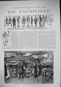 Old 1886 Kitchen Common Lodging House Spitalfields Unemployed Beggars Victorian