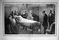 Old 1881 President Garfield Bedside Scene Death Mollie Longbranch Rog Victorian