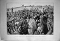 Original Old Antique Print 1888 Scene Ireland Proclaimed Meeting Policemen 19th