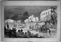 Old Print 1875 Rue Villeneuve Toulouse Inundation France Buildings Ruins 19th